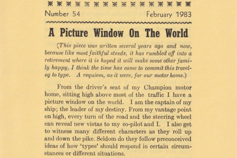 The Journal of a Garret Grouch - Number 54, February 1983 - Page 1