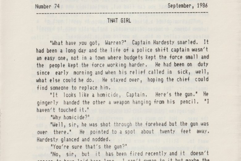 The Journal of a Garret Grouch - Number 74, September 1986 - Page 1